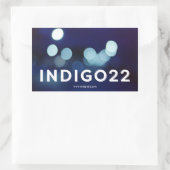 Sticker Rectangulaire indigo22 (Sac)
