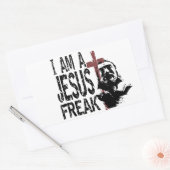 Sticker Rectangulaire Individualité - Je suis un Jésus Freak (Enveloppe)