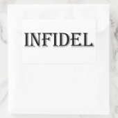 Sticker Rectangulaire Infidel (Sac)