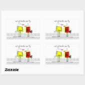 Sticker Rectangulaire Infirmières Médicales (Feuille)