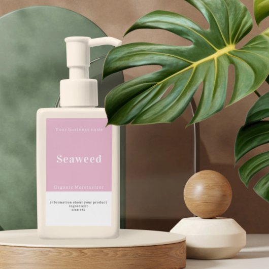 Sticker Rectangulaire Informations sur le produit personnalisé sur mesur