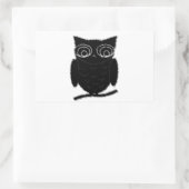 Sticker Rectangulaire Inkblot Owl (Sac)