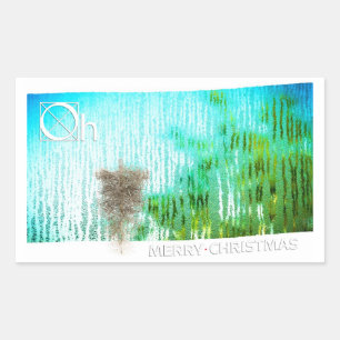 Sticker Rectangulaire inside christmas