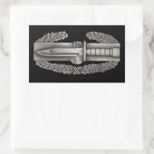 Sticker Rectangulaire Insigne d'action au combat (Sac)