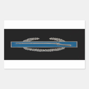 Sticker Rectangulaire Insigne d'infanterie de combat (BCI)