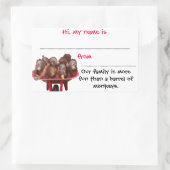 Sticker Rectangulaire Insignes de nom à coller pour les réunions (Sac)