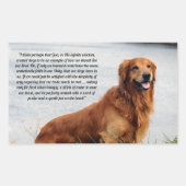 Sticker Rectangulaire Inspiration de foi inébranlable (Devant)