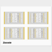 Sticker Rectangulaire inspirationnel gordon b hinckley (Feuille)