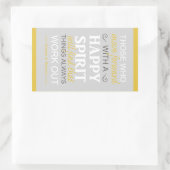 Sticker Rectangulaire inspirationnel gordon b hinckley (Sac)