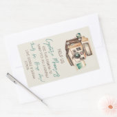 Sticker Rectangulaire Instructions d'utilisation de l'appareil photo jet (Enveloppe)