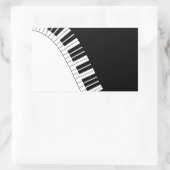 Sticker Rectangulaire Instruments clavier Aziza (Sac)