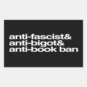 Sticker Rectangulaire Interdictions anti-livre