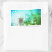 Sticker Rectangulaire intérieur de noël (Sac)
