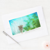 Sticker Rectangulaire intérieur de noël (Enveloppe)