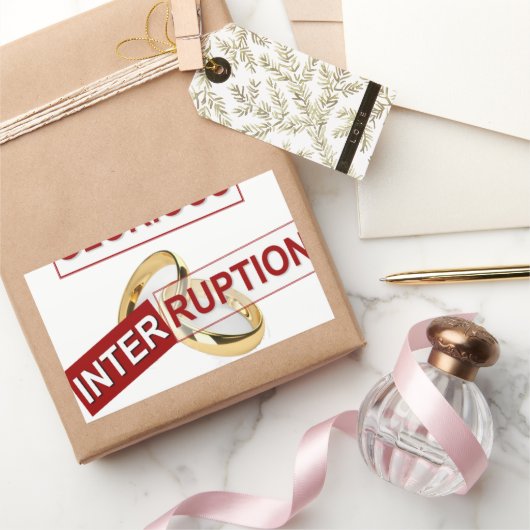 Sticker Rectangulaire Interruption Glorieuse : Un début en or (Cadeaux)