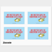 Sticker Rectangulaire Intollerant (Feuille)