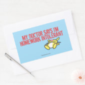 Sticker Rectangulaire Intollerant (Enveloppe)