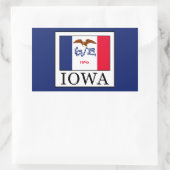 Sticker Rectangulaire Iowa (Sac)