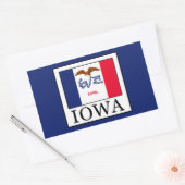 Sticker Rectangulaire Iowa (Enveloppe)