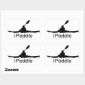Sticker Rectangulaire iPaddle (Feuille)