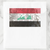 Sticker Rectangulaire Irak (Sac)