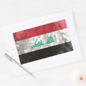 Sticker Rectangulaire Irak (Enveloppe)