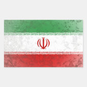 Sticker Rectangulaire Iran (Devant)