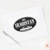 Sticker Rectangulaire Iraq CIB (Enveloppe)