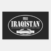 Sticker Rectangulaire Iraq CIB (Devant)