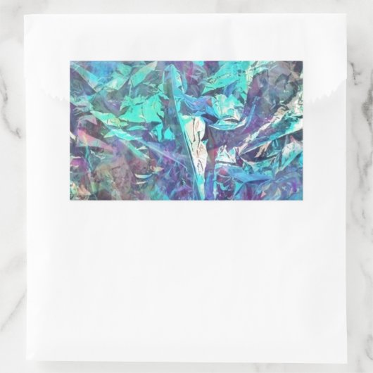 Sticker Rectangulaire iridescente (Sac)