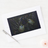 Sticker Rectangulaire Iris brillant (Enveloppe)