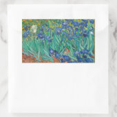 Sticker Rectangulaire Iris de Vincent van Gogh (Sac)