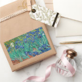 Sticker Rectangulaire Iris de Vincent van Gogh (Cadeaux)