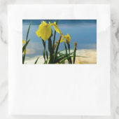 Sticker Rectangulaire Iris jaune à Lake Shore (Sac)