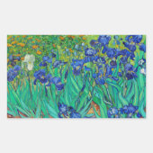 Sticker Rectangulaire Irises (Devant)