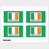 Sticker Rectangulaire Irlande (Feuille)