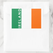 Sticker Rectangulaire irlande pays symbole nom (Sac)