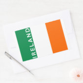Sticker Rectangulaire irlande pays symbole nom (Enveloppe)