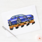 Sticker Rectangulaire IROC Bleu Z (Enveloppe)