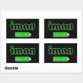 Sticker Rectangulaire Islam (Feuille)