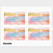 Sticker Rectangulaire Island Beach (Feuille)