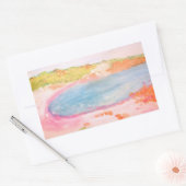 Sticker Rectangulaire Island Beach (Enveloppe)