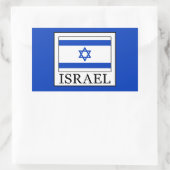 Sticker Rectangulaire Israël (Sac)