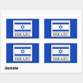 Sticker Rectangulaire Israël (Feuille)