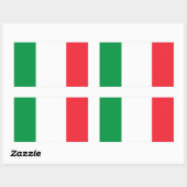 Sticker Rectangulaire Italie (Feuille)