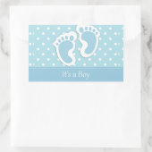 Sticker Rectangulaire It's A Boy (Sac)