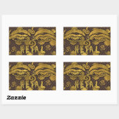 STICKER RECTANGULAIRE IV - NÉPAL (Feuille)