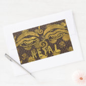 STICKER RECTANGULAIRE IV - NÉPAL (Enveloppe)