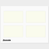 Sticker Rectangulaire Ivoire (Feuille)