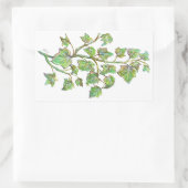 Sticker Rectangulaire Ivy anglais (Sac)